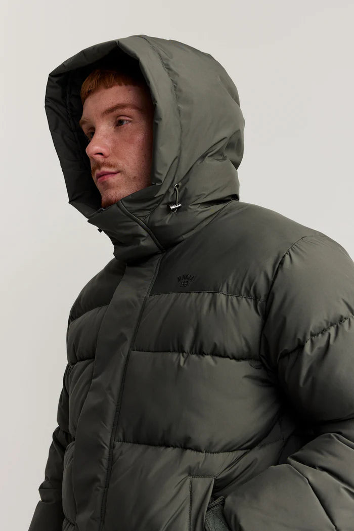 K MILES JACKET TUMMANVIHREÄ