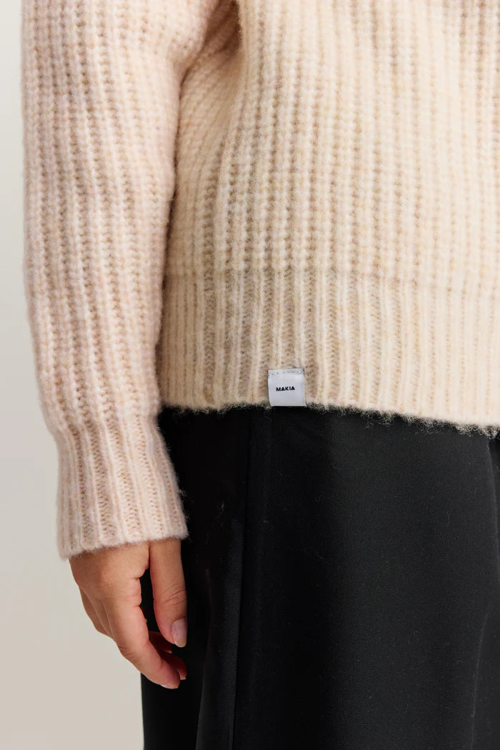 MABEL KNIT LUONNONVALKOINEN