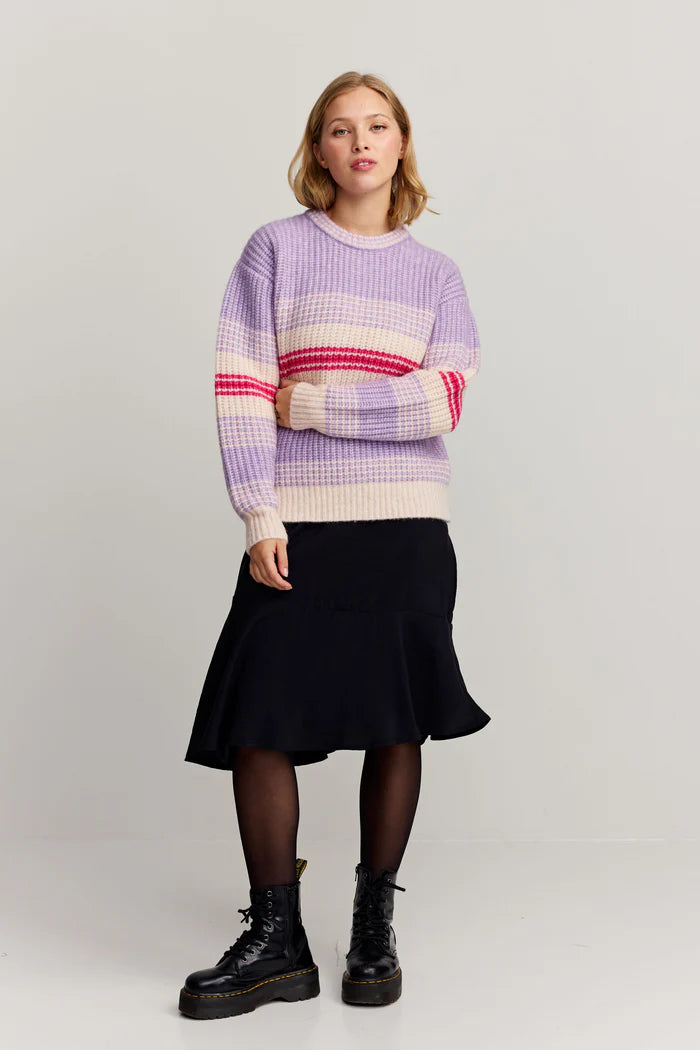 MABEL KNIT MONIVÄRINEN RAITA