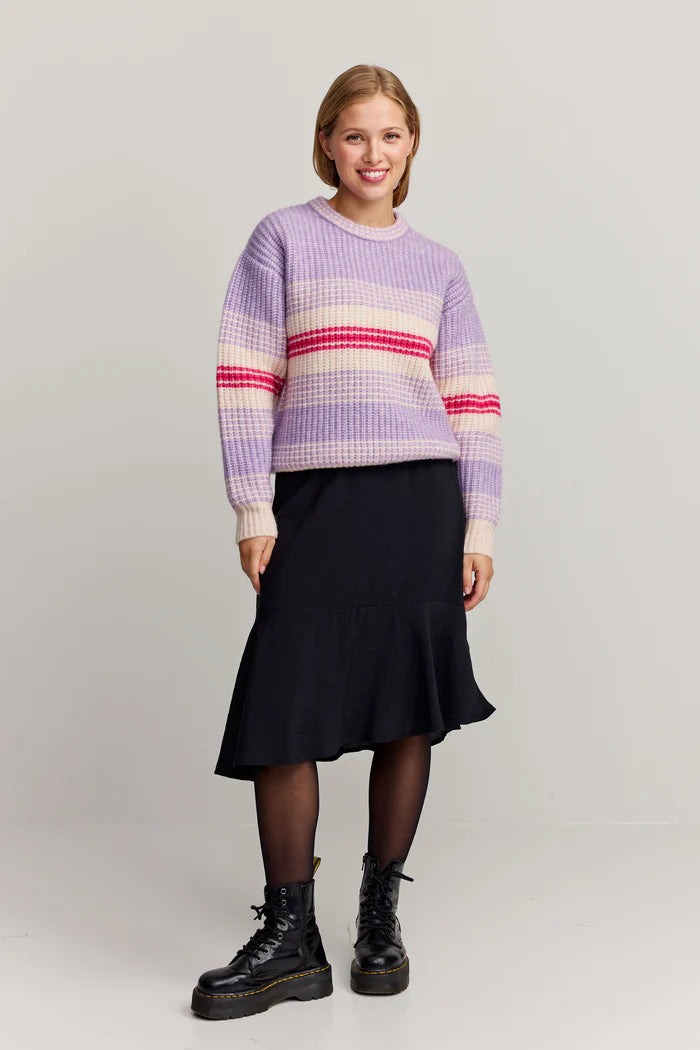 MABEL KNIT MONIVÄRINEN RAITA