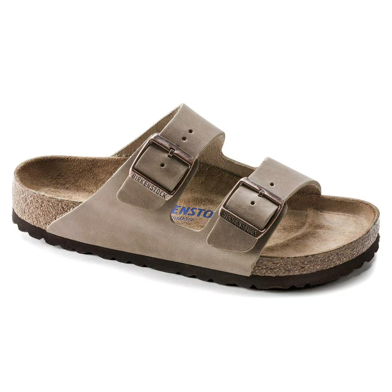 Birkenstock unisex sandaalit Arizona Regular Leather Tobacco, beige