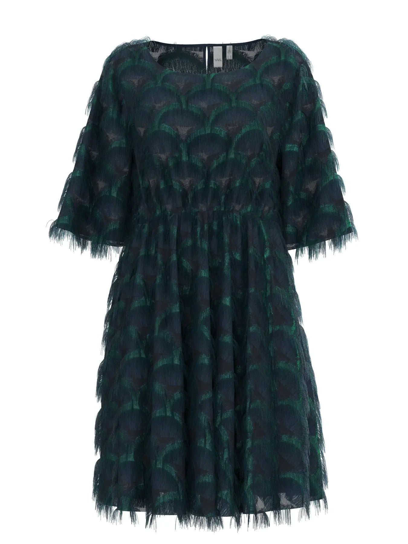 Y.A.S naisten mekko YASPAZILLA 3/4 A LINE DRESS, Navy Blazer