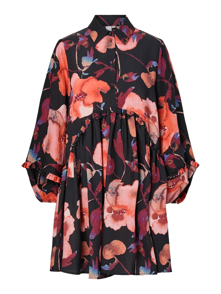 YASPILANA LS DRESS S. Black Pilana