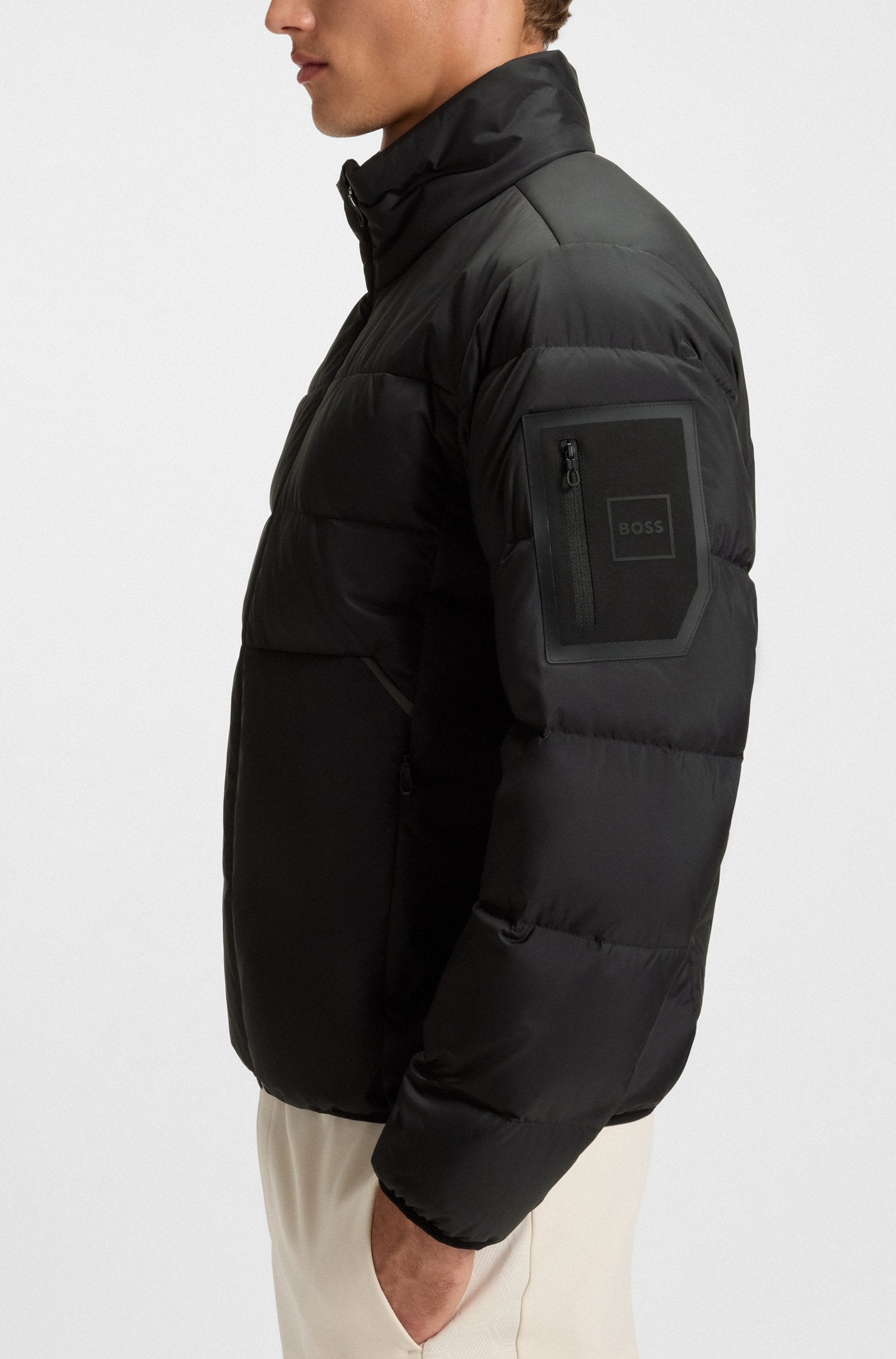 Hugo Boss miesten untuvatakki, OW URBANEX PUFFER MUSTA