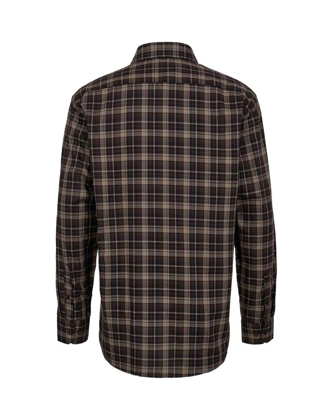 Gino marcelo miesten ruudullinen kauluspaita, K 3101972-880 RUSKEA RUUTU