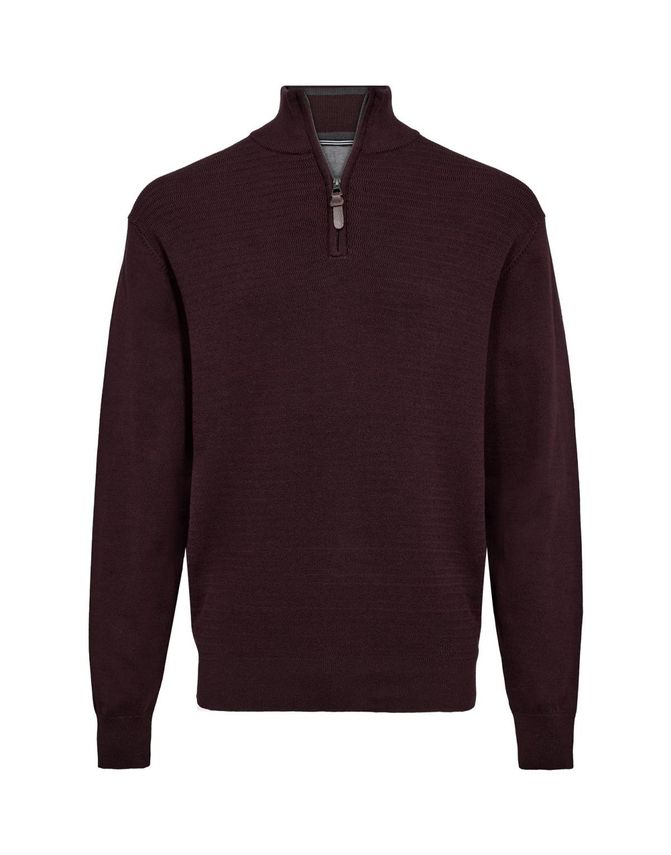 Gino Marcello miesten neulepusero 320848-370, viininpunainen