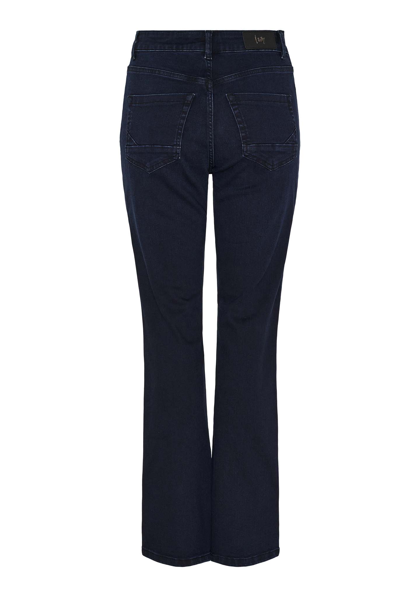 Isay naisten farkut MONZA LONG STRAIGHT JEANS TUMMANSININEN