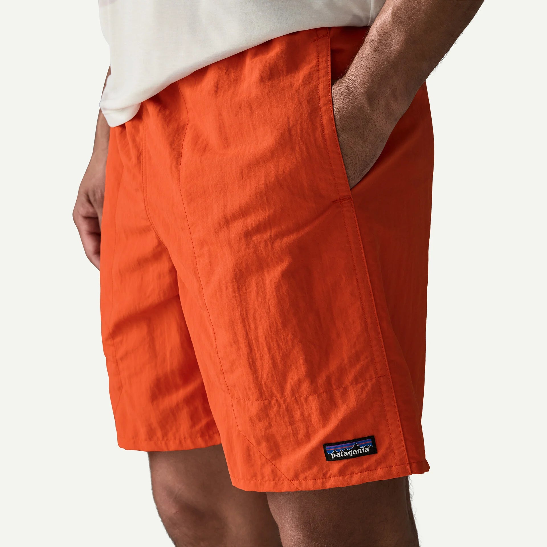 Patagonia miesten shortsit M's Baggies Longs - 7 in., Punainen
