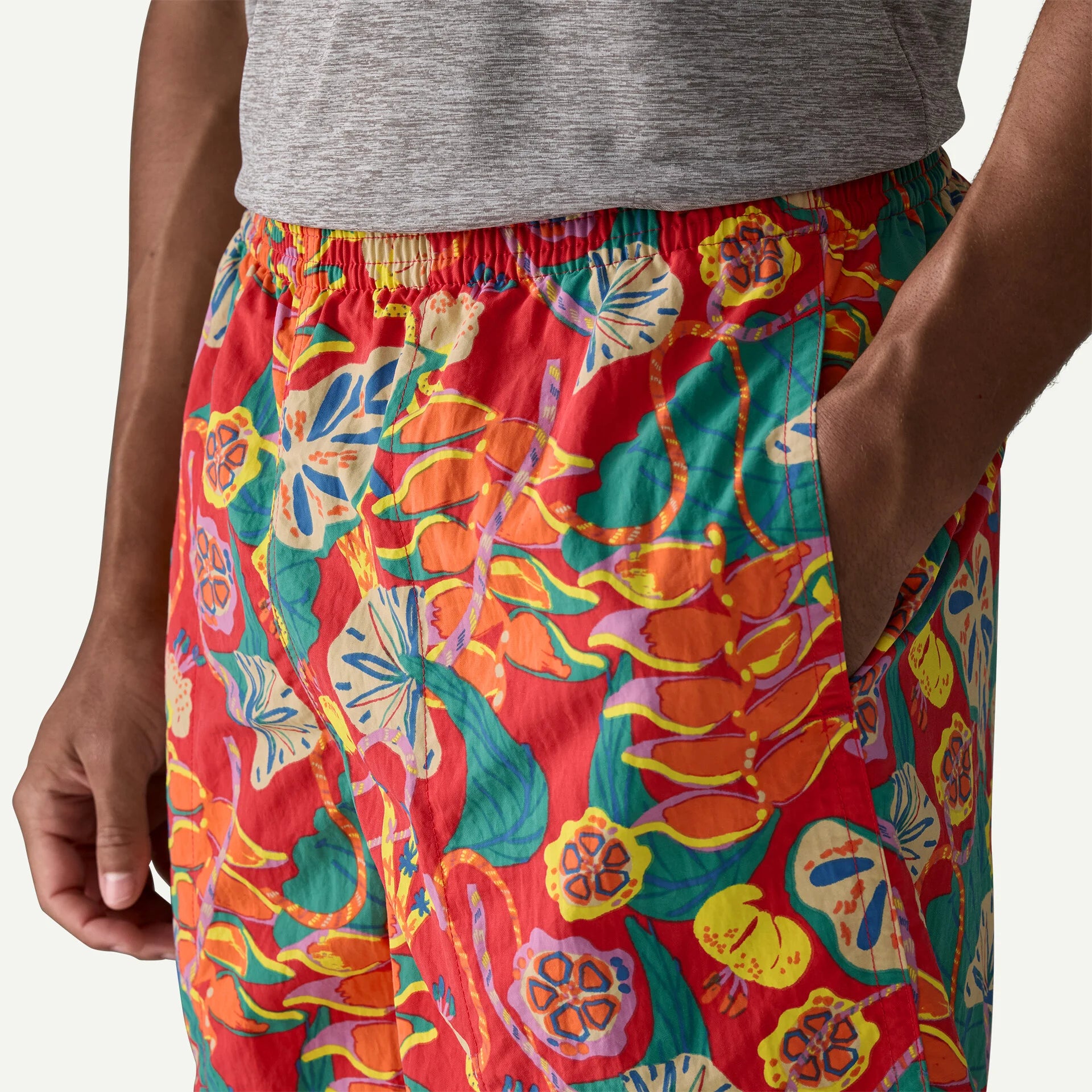 Patagonia miesten shortsit M's Baggies Longs - 7 in., monivärinen kuosi