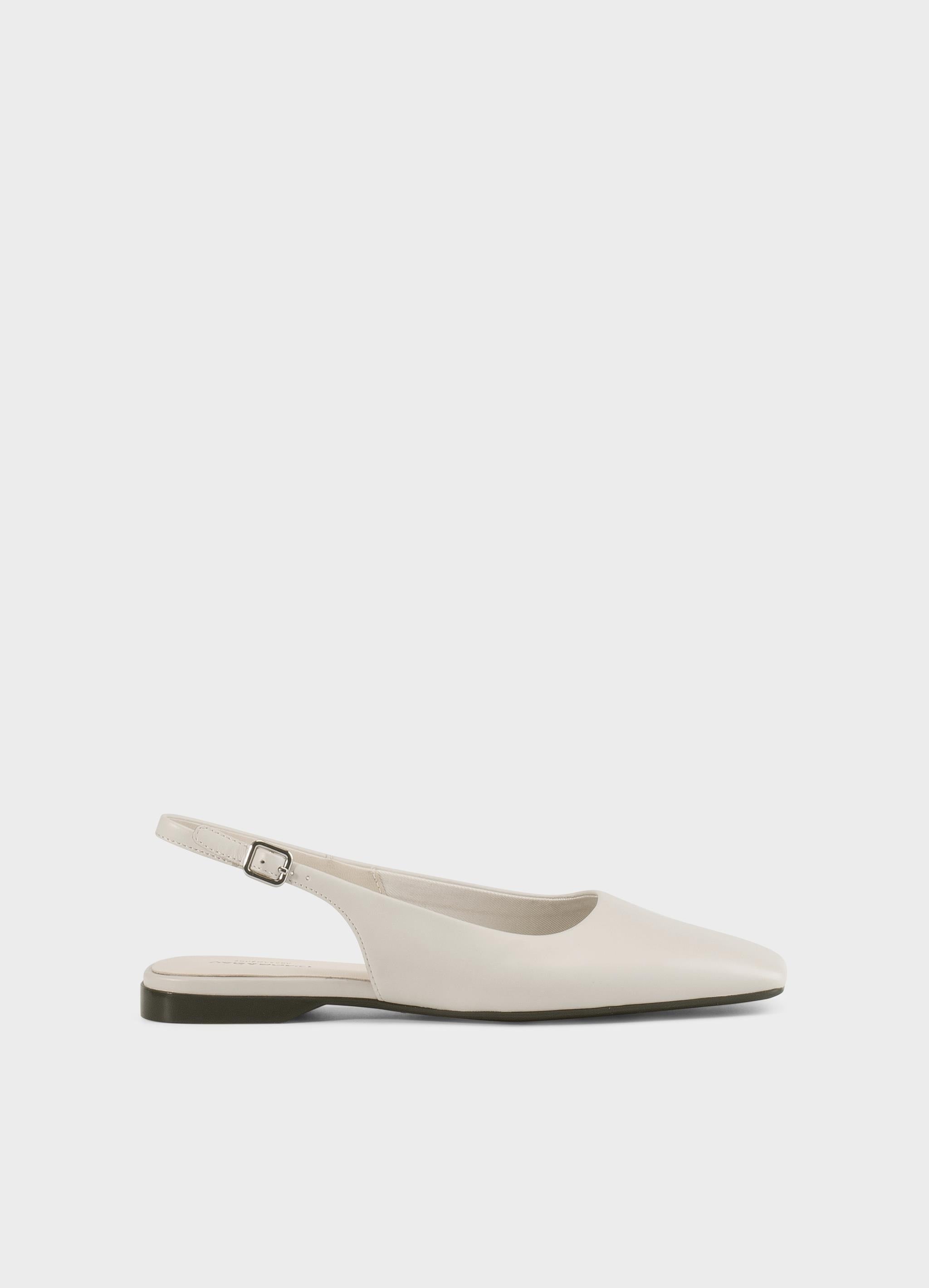 Vagabond naisten ballerinat Delia Leather, luonnonvalkoinen