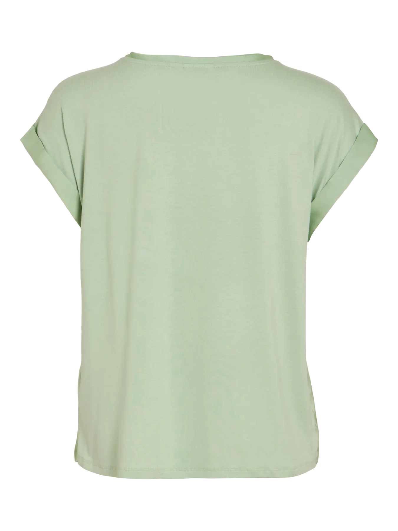 Vila naisten paita Viellette S/S Satin Top, Smoke Green