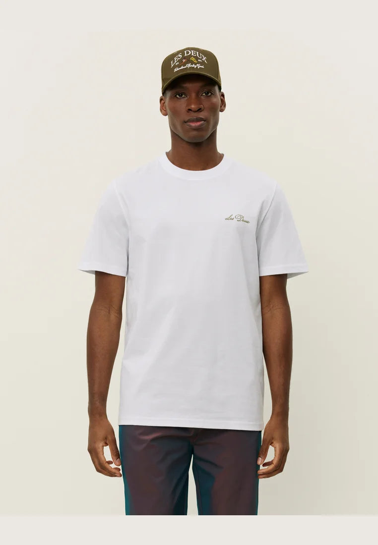 Les Deux miesten t-paita Wild Flower T-shirt, luonnonvalkoinen