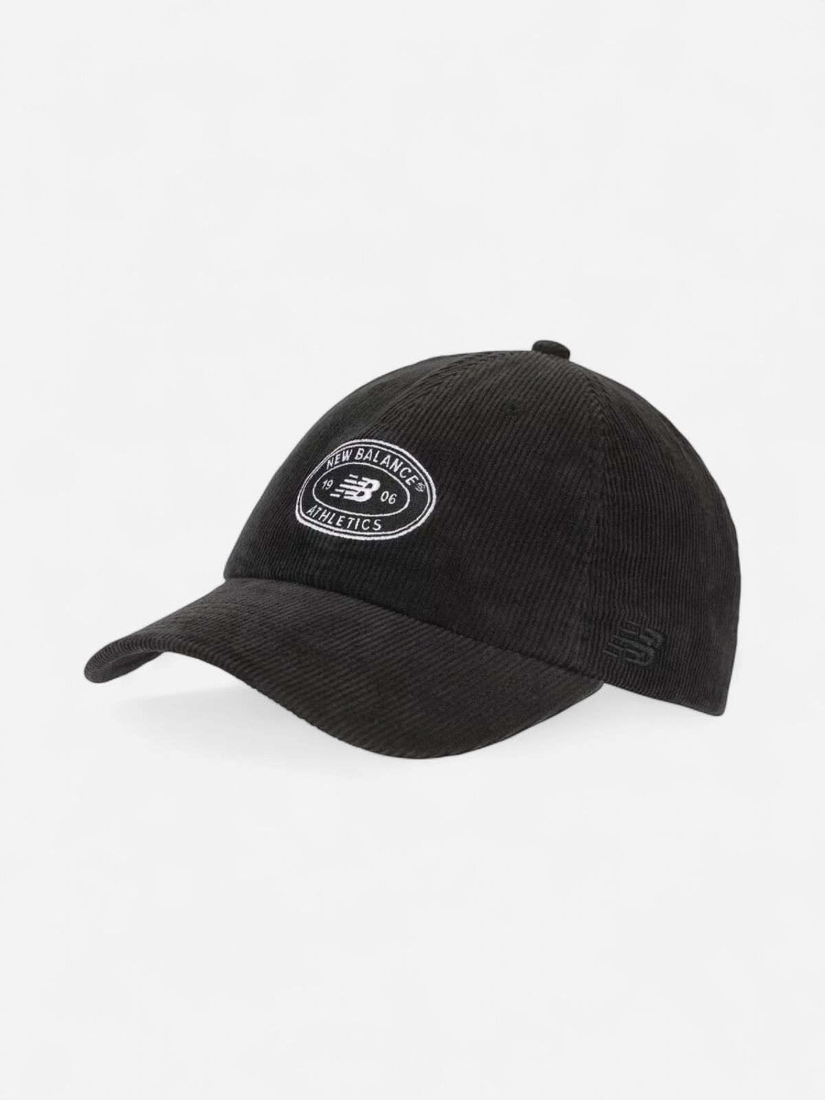 New Balance unisex lippis 6 Panel Athletics Cord Hat, musta - Kekäle.fi