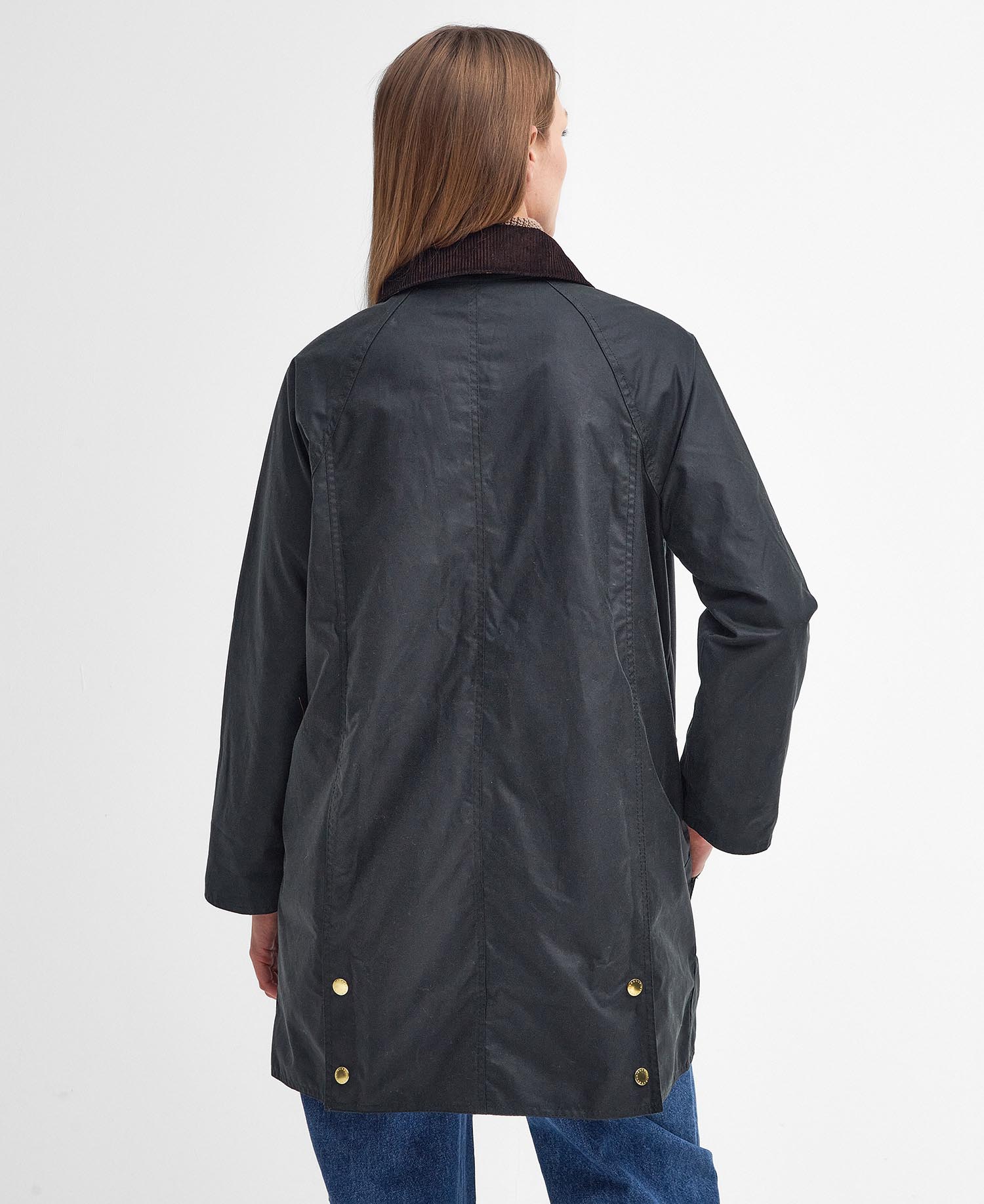 Barbour Long Beadnell Wax Jacket TUMMANVIHREÄ