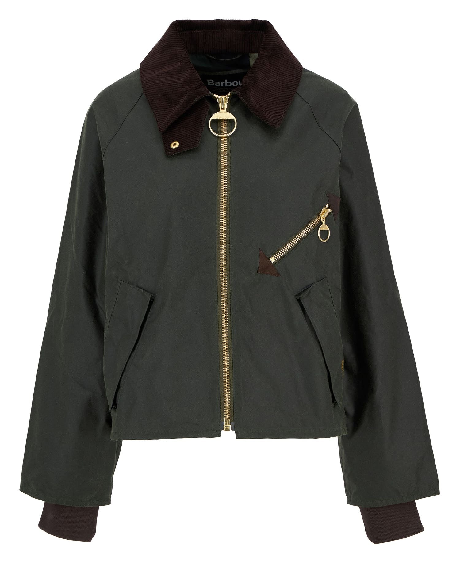 Barbour Arlene Wax Jacket KHAKI