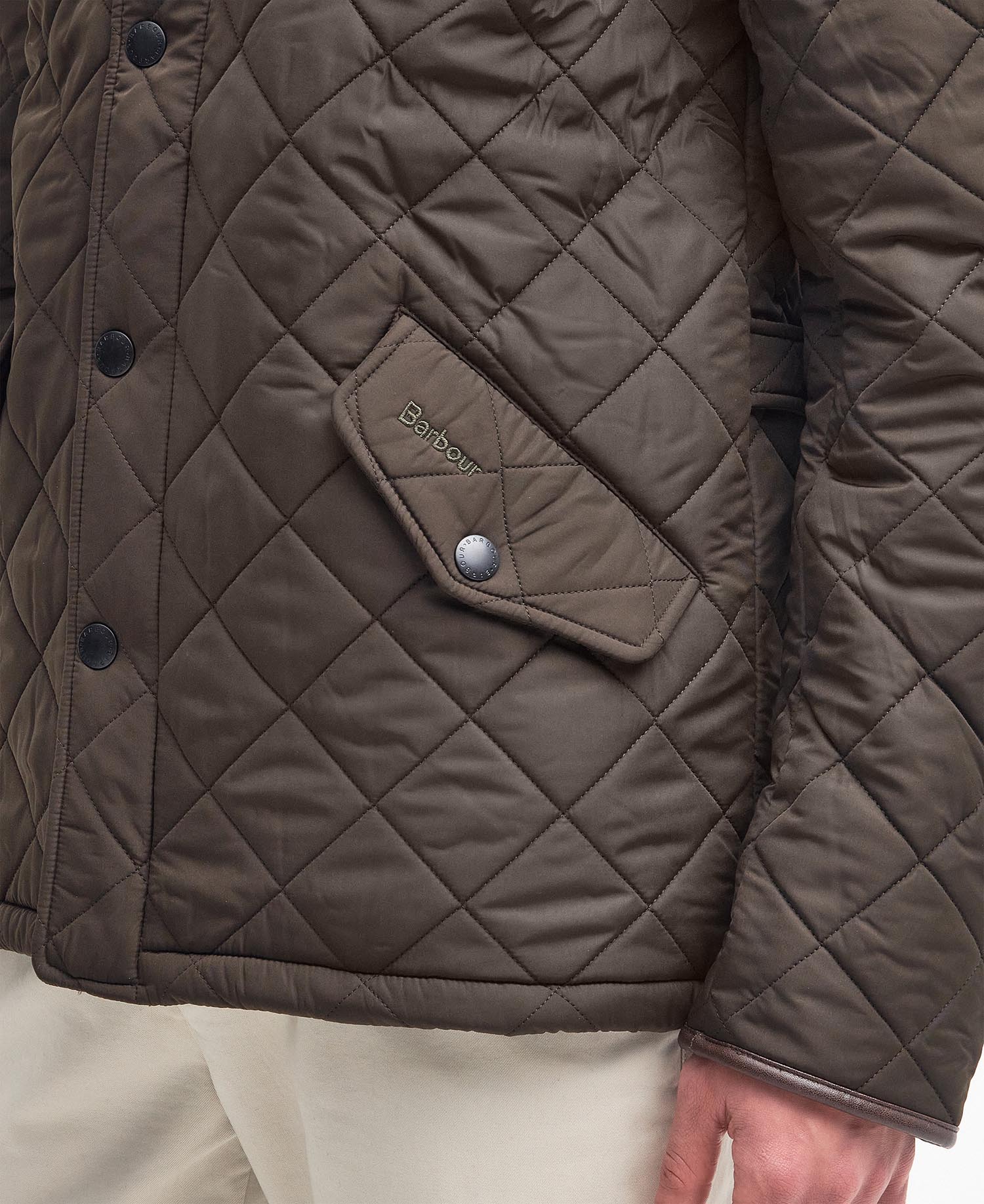Barbour Powell Quilt KHAKI