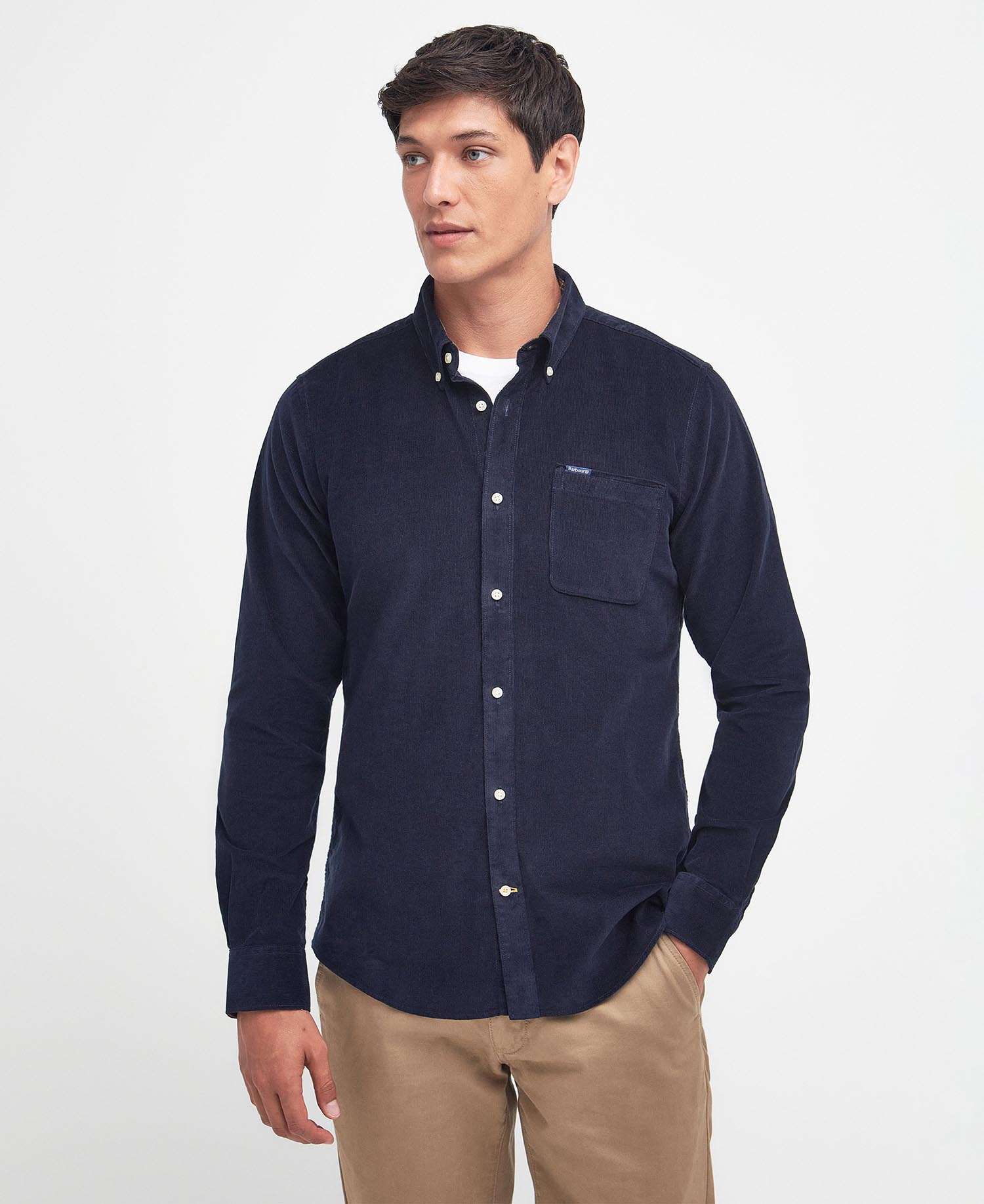 Barbour Ramsey Tailored Cord Shirt TUMMANSININEN