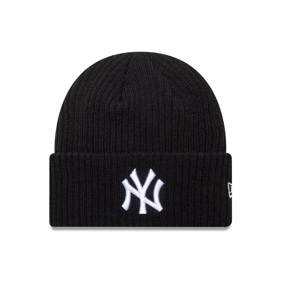 New Era unisex pipo WIDE CUFF BEANIE NEW YORK YANKEES, musta