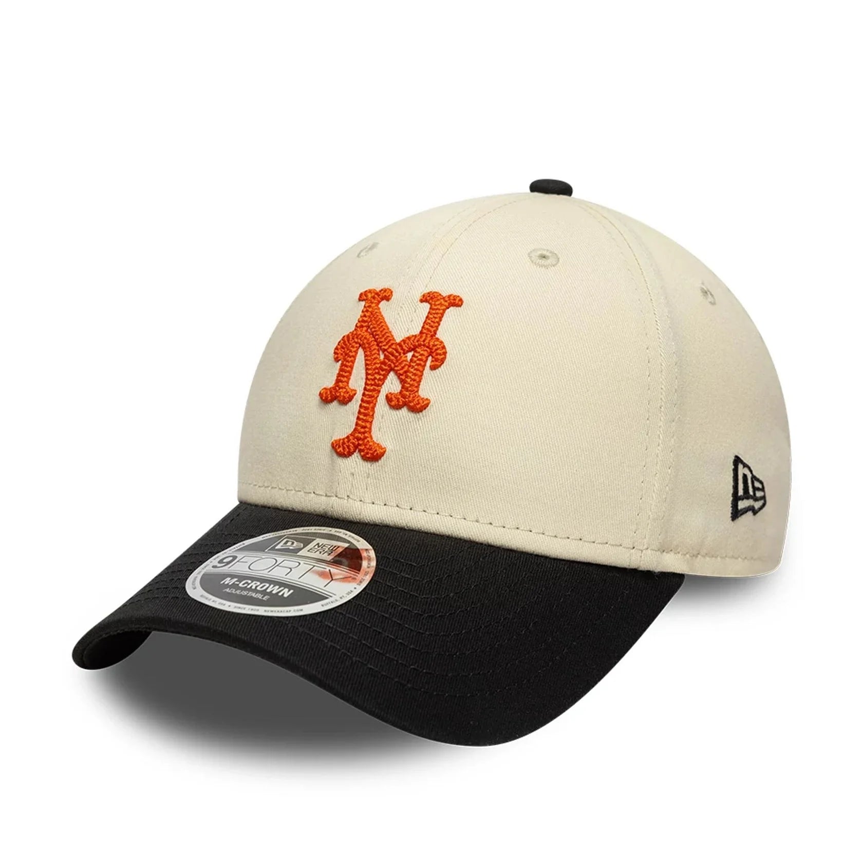 New Era miesten lippis Side Script 9Forty Mc New York Mets, musta