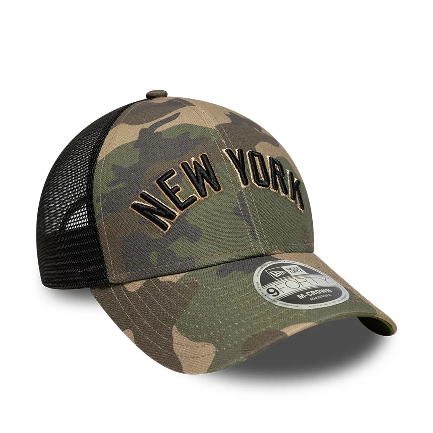 New Era miesten lippis Wordmark Camo 9Forty Mc Neyya, vihreä kuosi