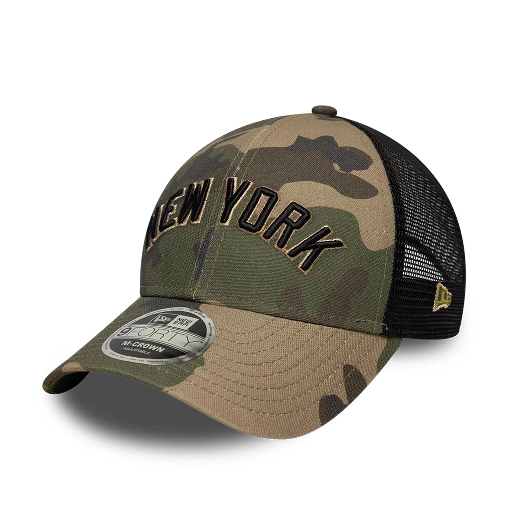 New Era miesten lippis Wordmark Camo 9Forty Mc Neyya, vihreä kuosi