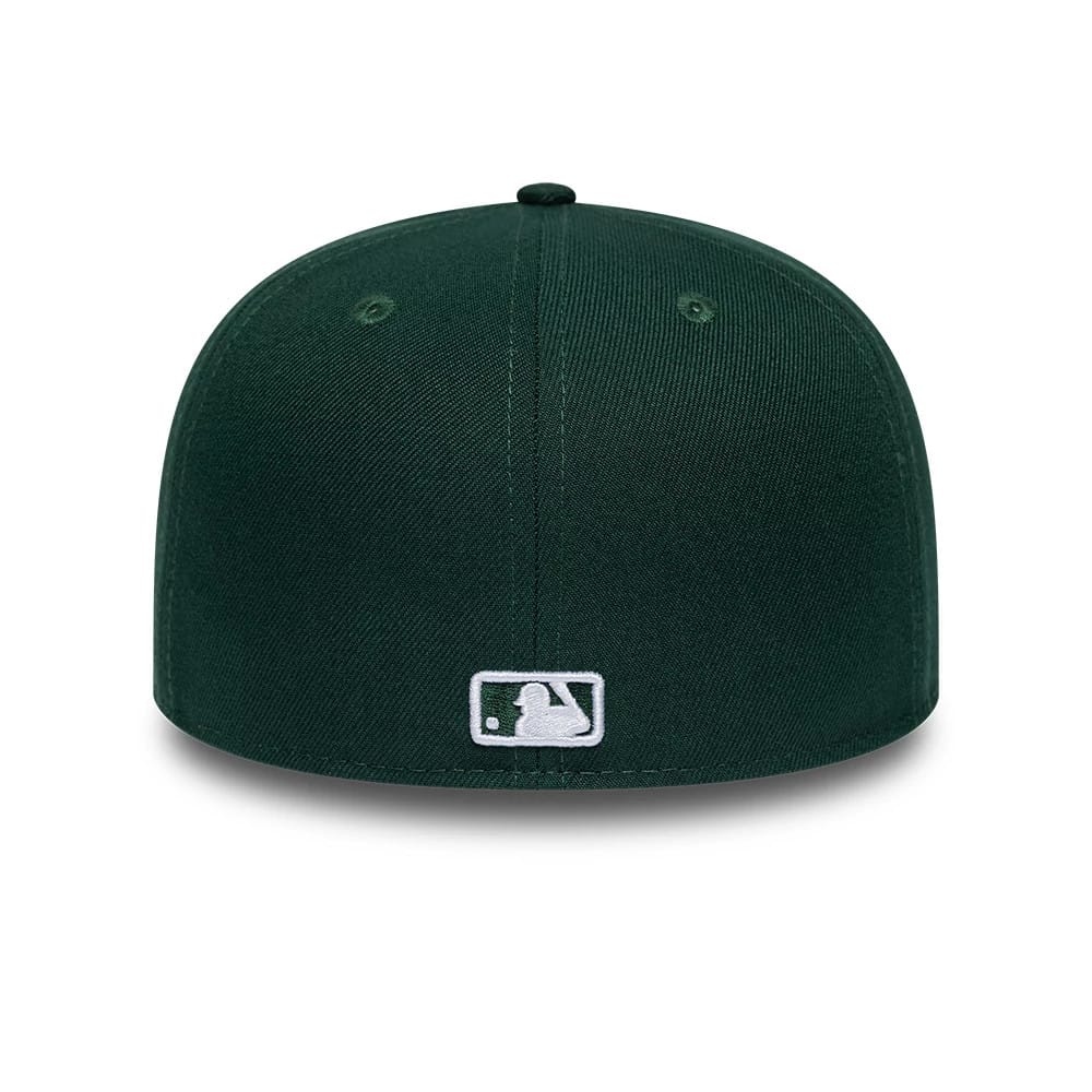 New Era miesten lippis League Essential 59FIFTY Oakland Athletics, tummanvihreä