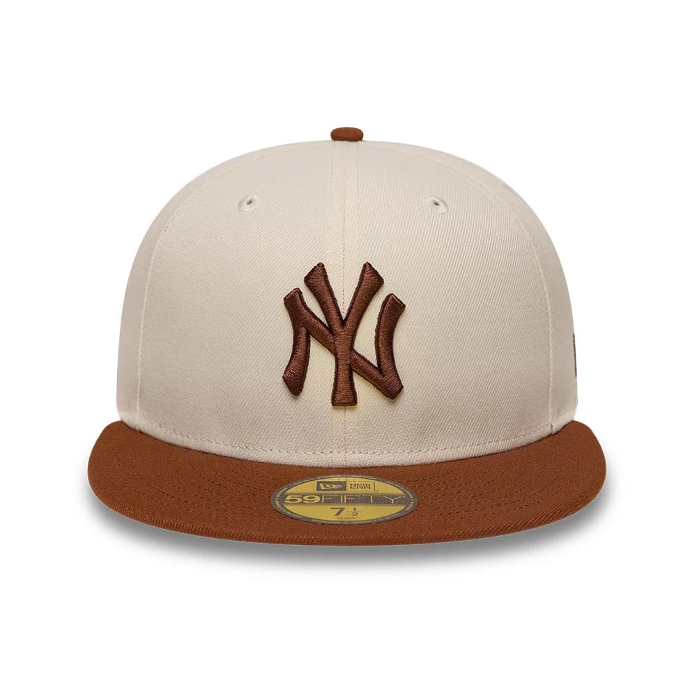 New Era miesten lippis League Essential 59FIFTY, konjakinruskea