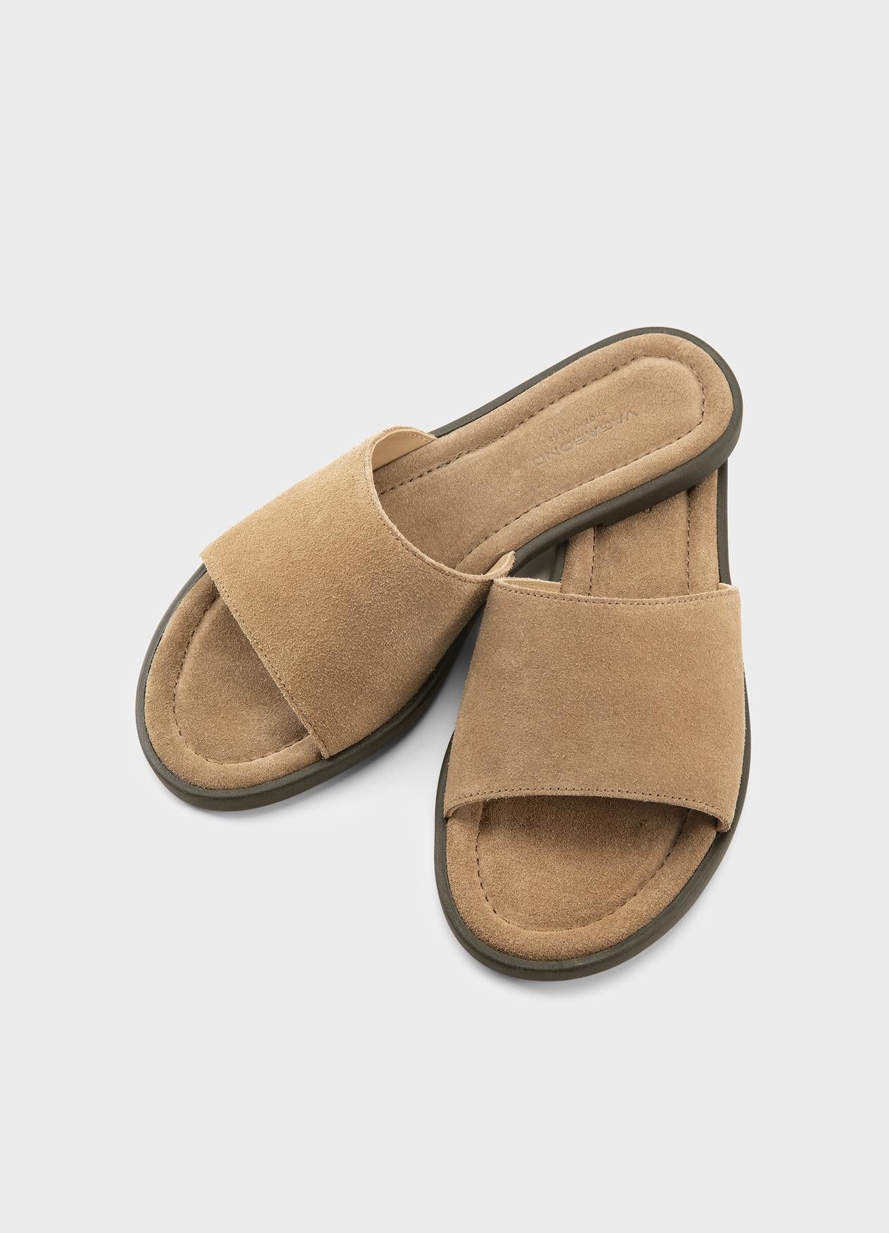 Vagabond naisten sandaalit Zaida Suede, vaalea beige