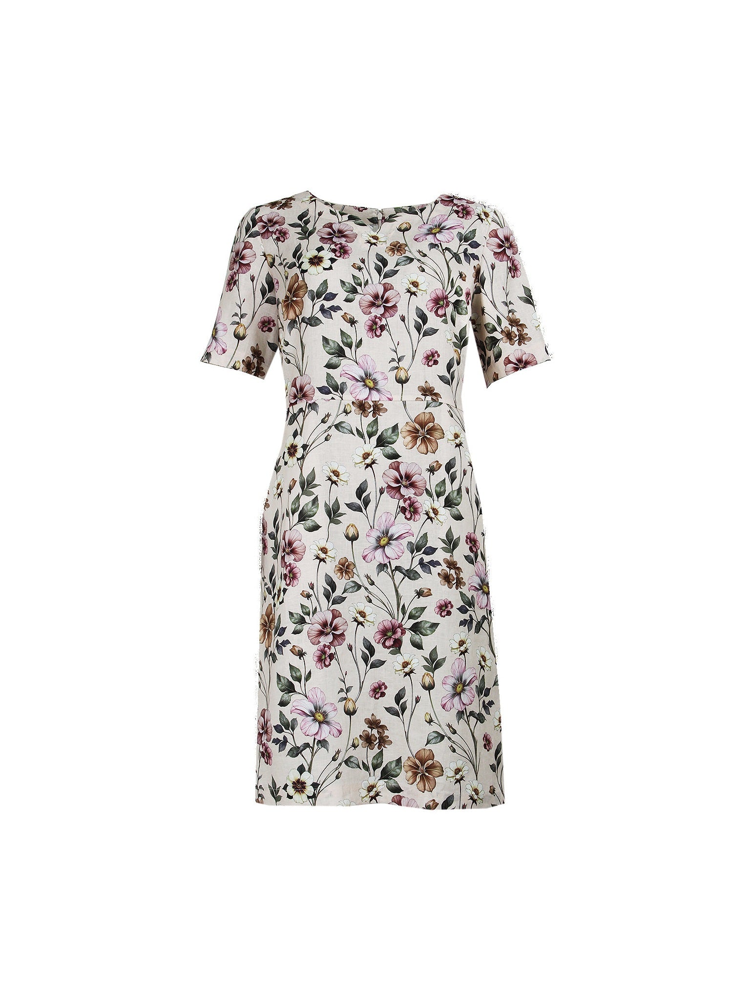 S.T.I naisten mekko Carenne Print Dress, kuosillinen beige