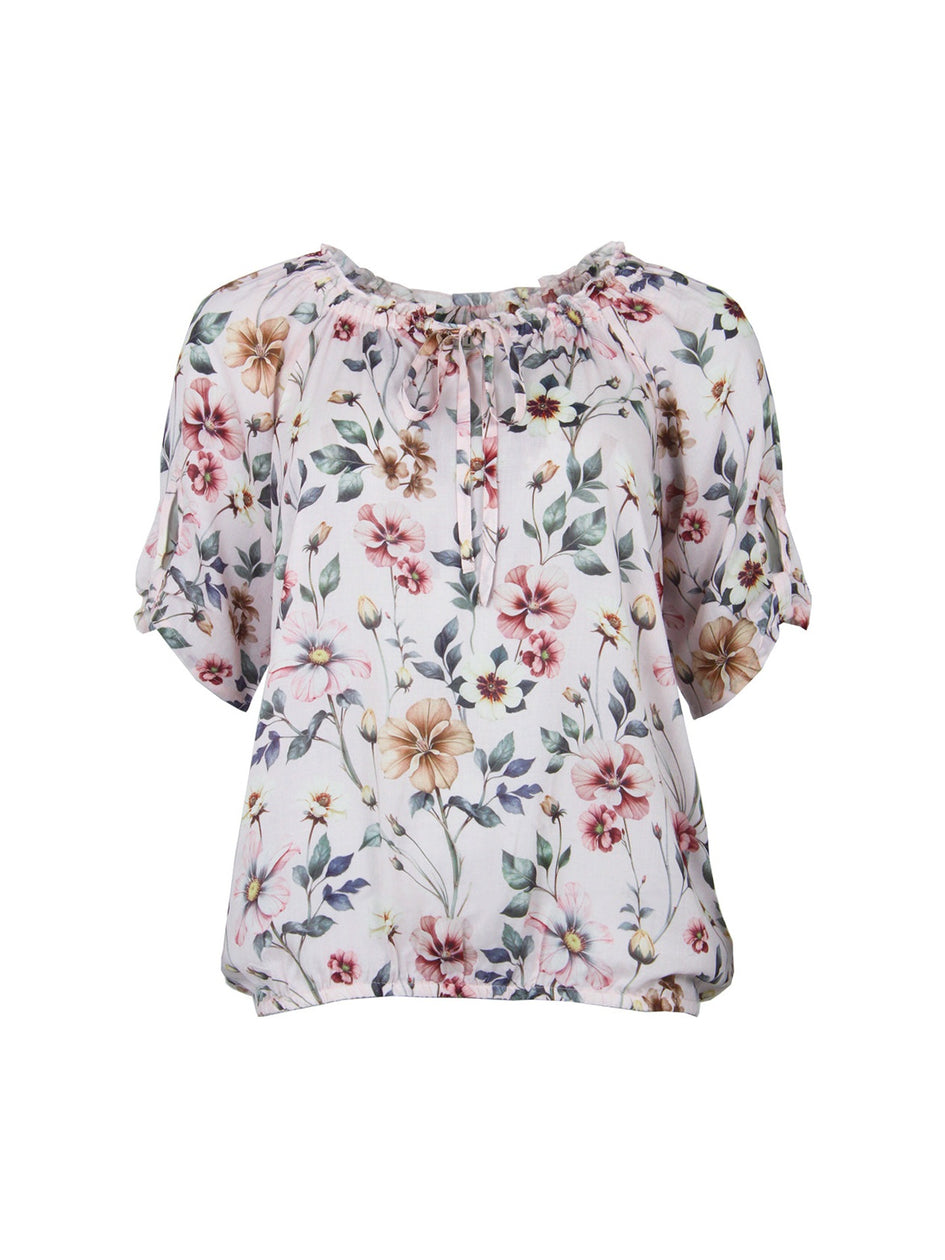 S.T.I naisten pusero Kady Blouse, vaaleanpunainen kuosi