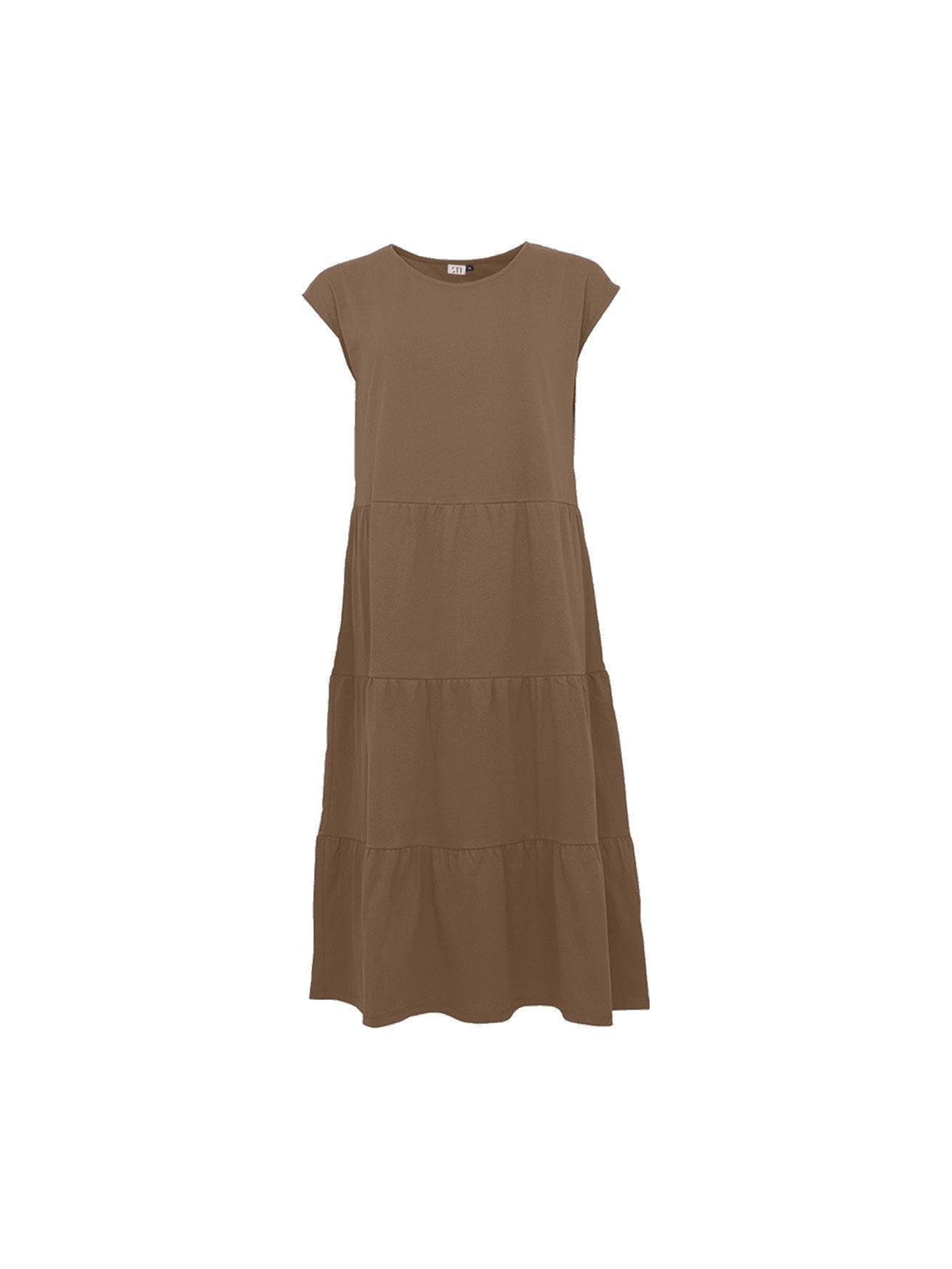 S.T.I mekko Joy Tricot Dress, keskiruskea