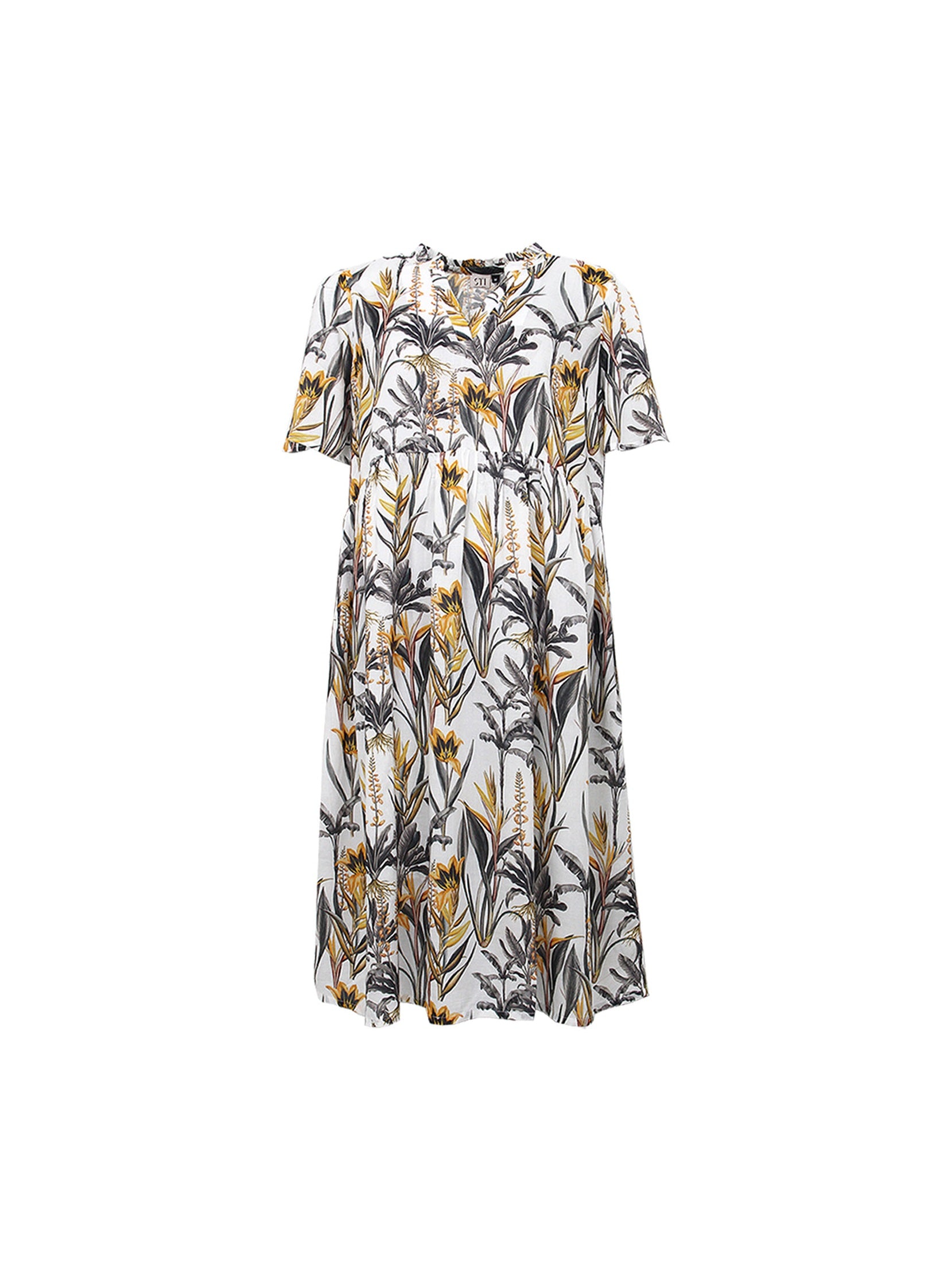 S.T.I mekko Iida Dress, monivärinen kuosi