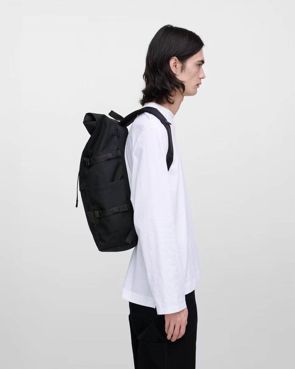 Sandqvist reppu, ICON ROLLTOP BACKPACK L Musta