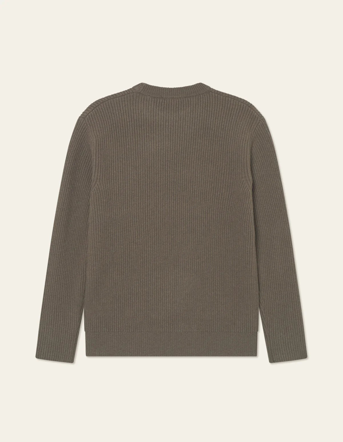 Eddie Wool Rib Crewneck Knit KESKIRUSKEA