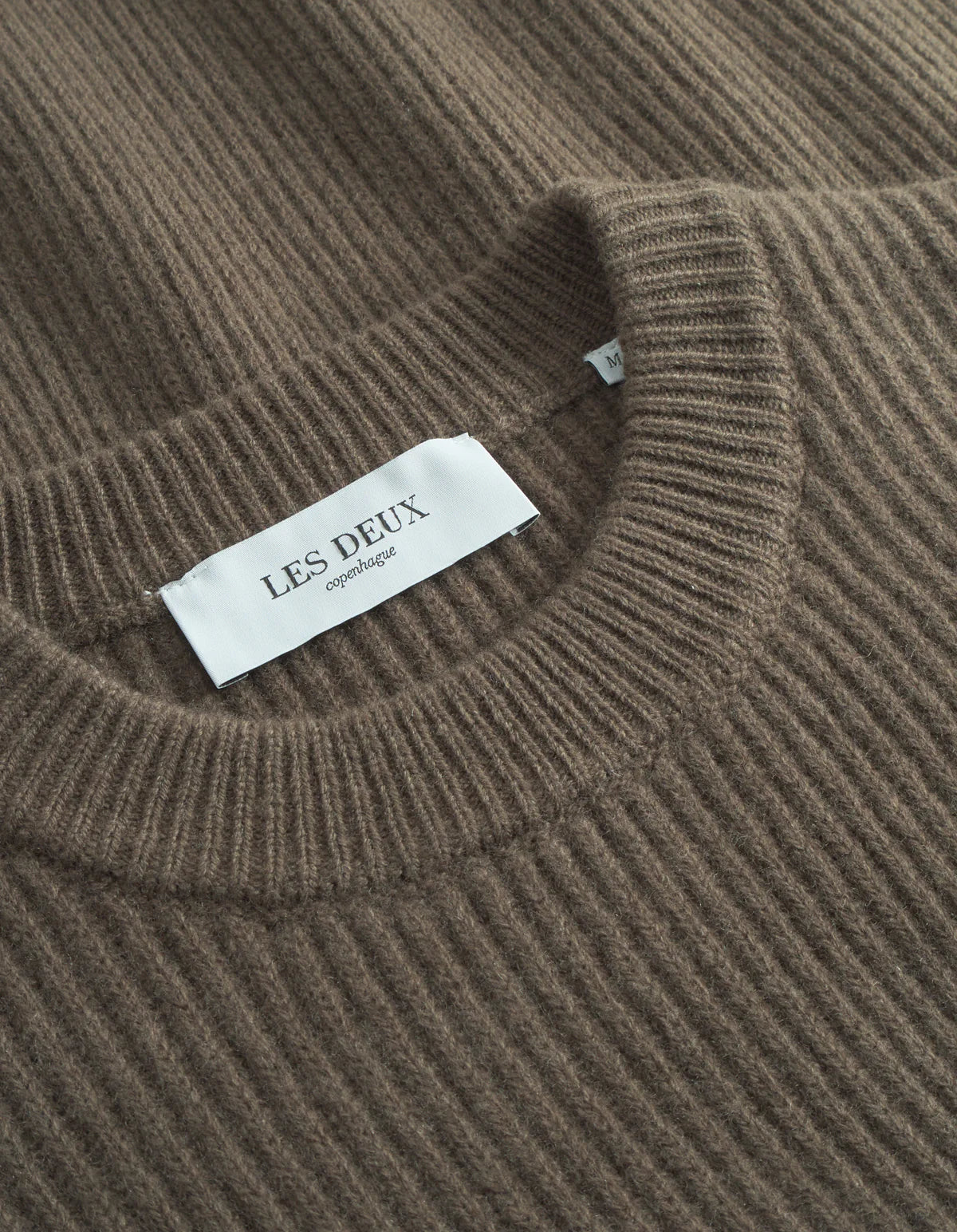 Eddie Wool Rib Crewneck Knit KESKIRUSKEA