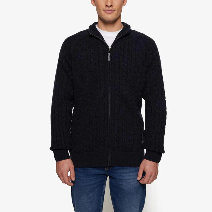 Signal miesten neuletakki AxelSi Windstopper, tummansininen