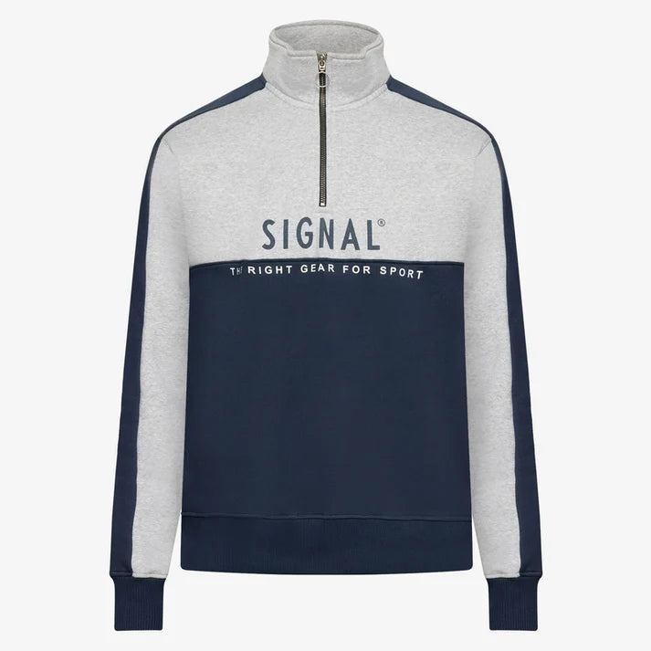 Signal miesten collegepaita MALCOLMSI HALFZIP, tummansininen