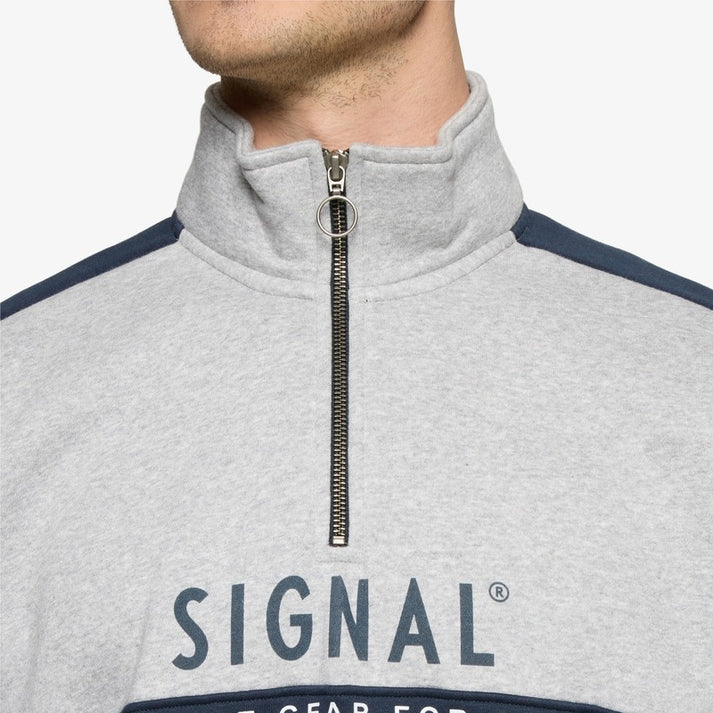 Signal miesten collegepaita MALCOLMSI HALFZIP, tummansininen