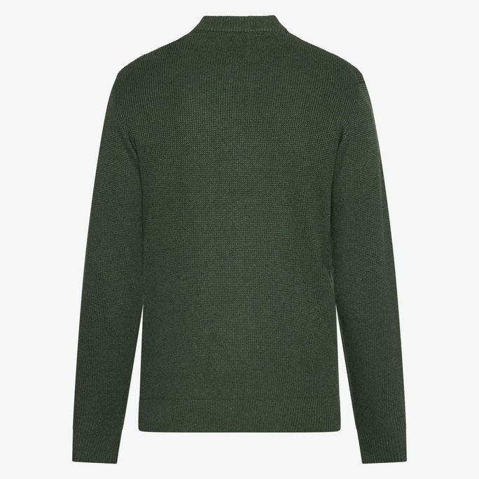 Signal miesten neulepusero KALLESI STRUCTURE CREW, vihreä