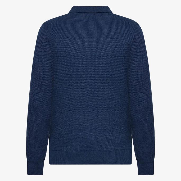 Signal miesten neulepusero Klassi Structure Polo, tummansininen