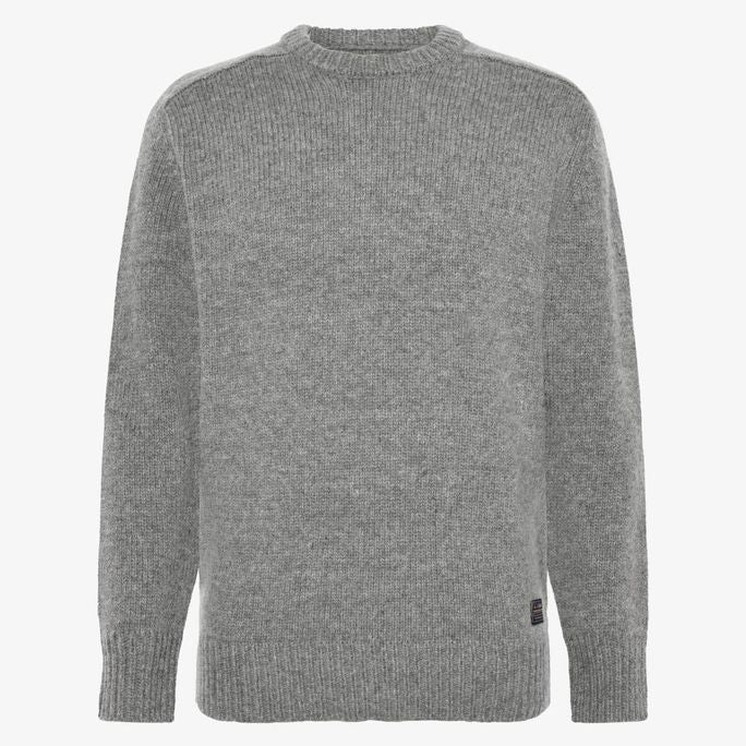 Signal miesten neulepusero KosmusSI wool crewneck, vaaleanharmaa