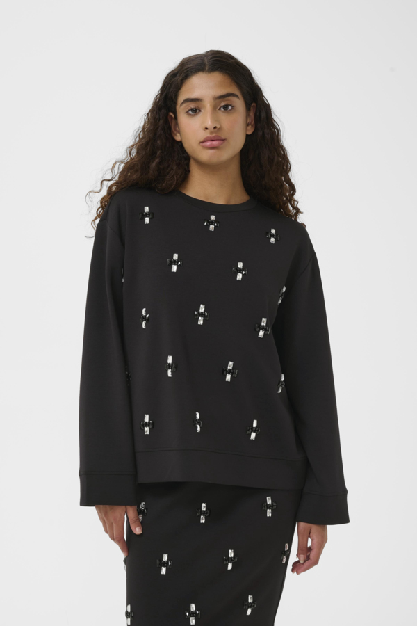 KINCENTIW DECO BLOUSE Black