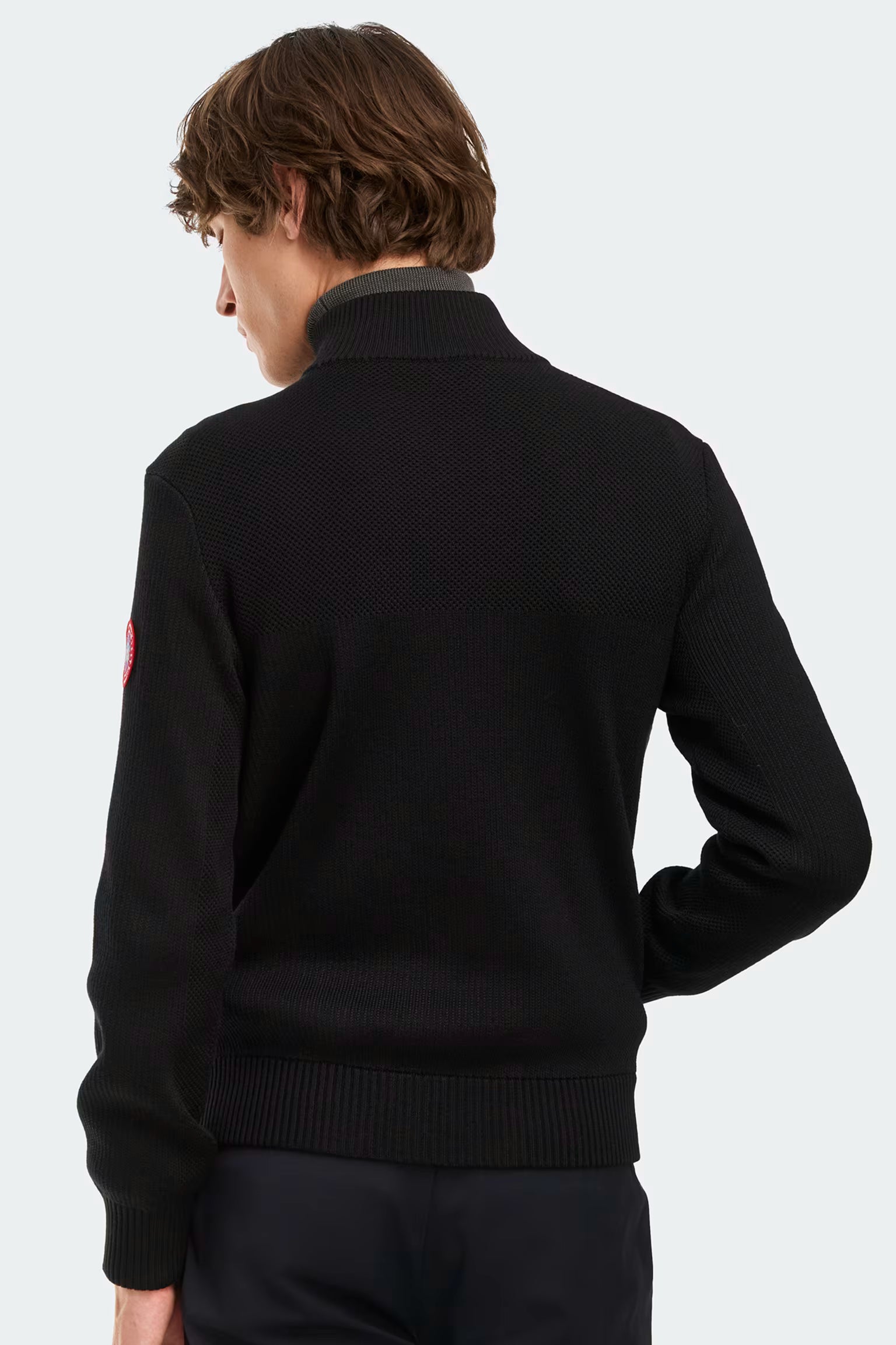 Canada Goose miesten hybriditakki Hybridge Knit Jacket - Classic Disc, musta