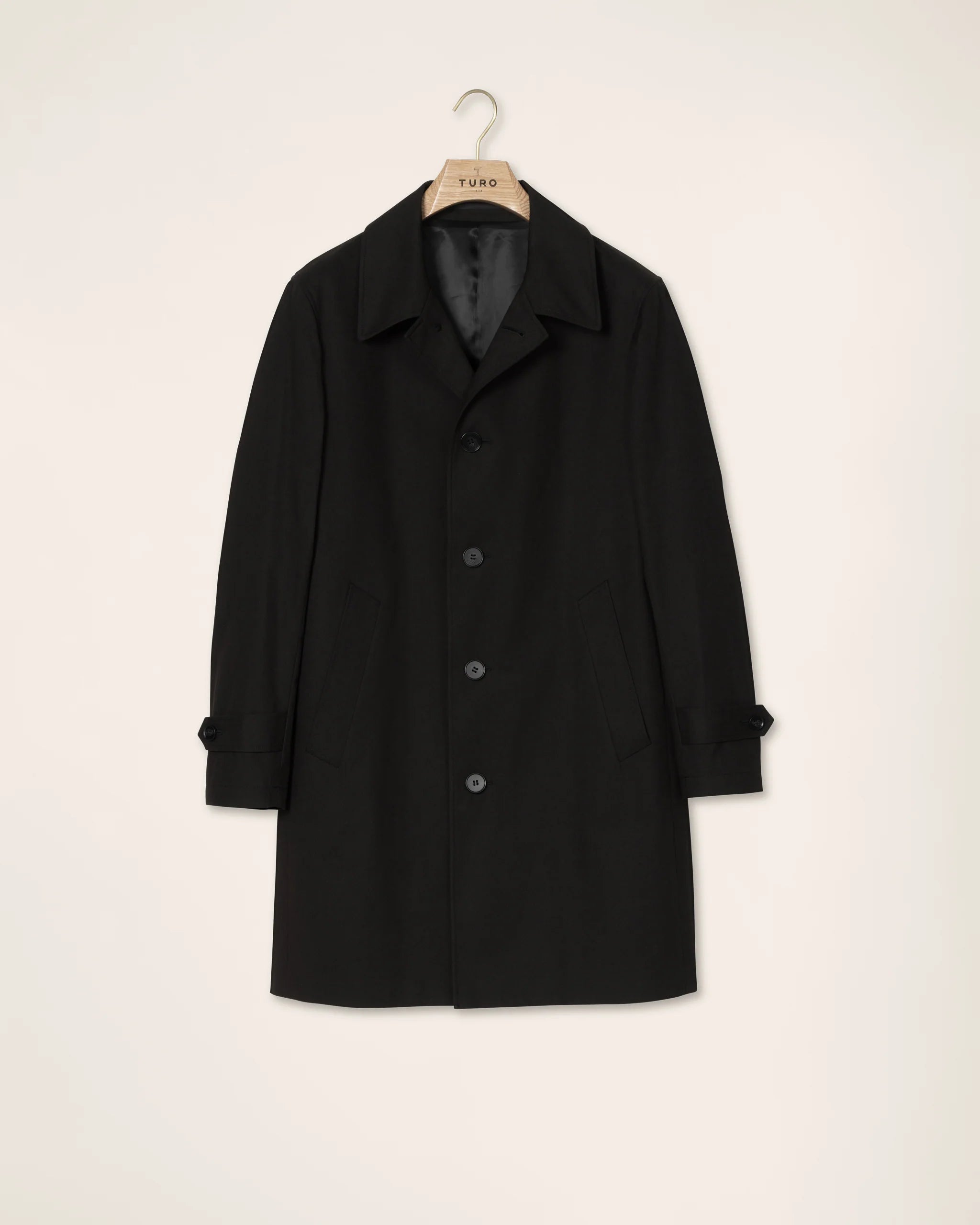 Turo miesten takki Tomar Car Coat, musta