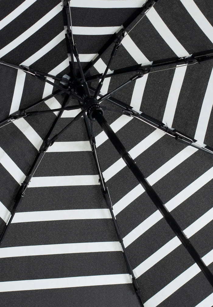 L'Asessor sateenvarjo Pisara, raidallinen musta