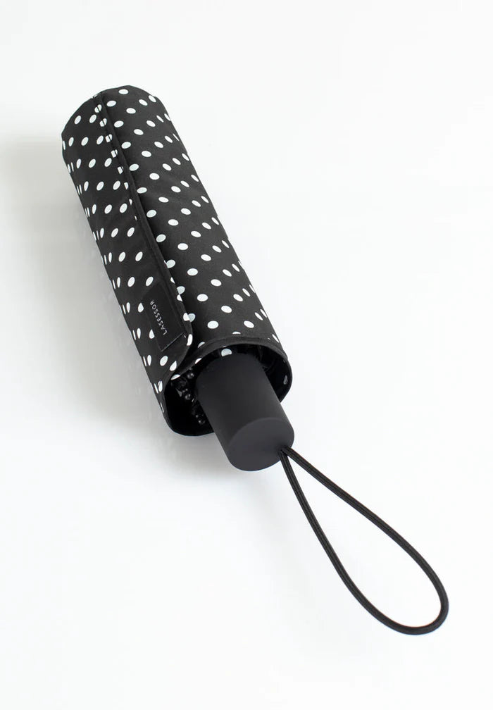 L'Asessor sateenvarjo Pisara, mustavalkoinen