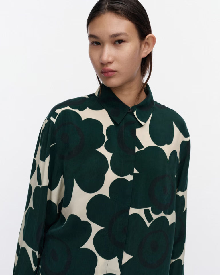 Marimekko naisten paitapusero Järki Unikko, vihreä