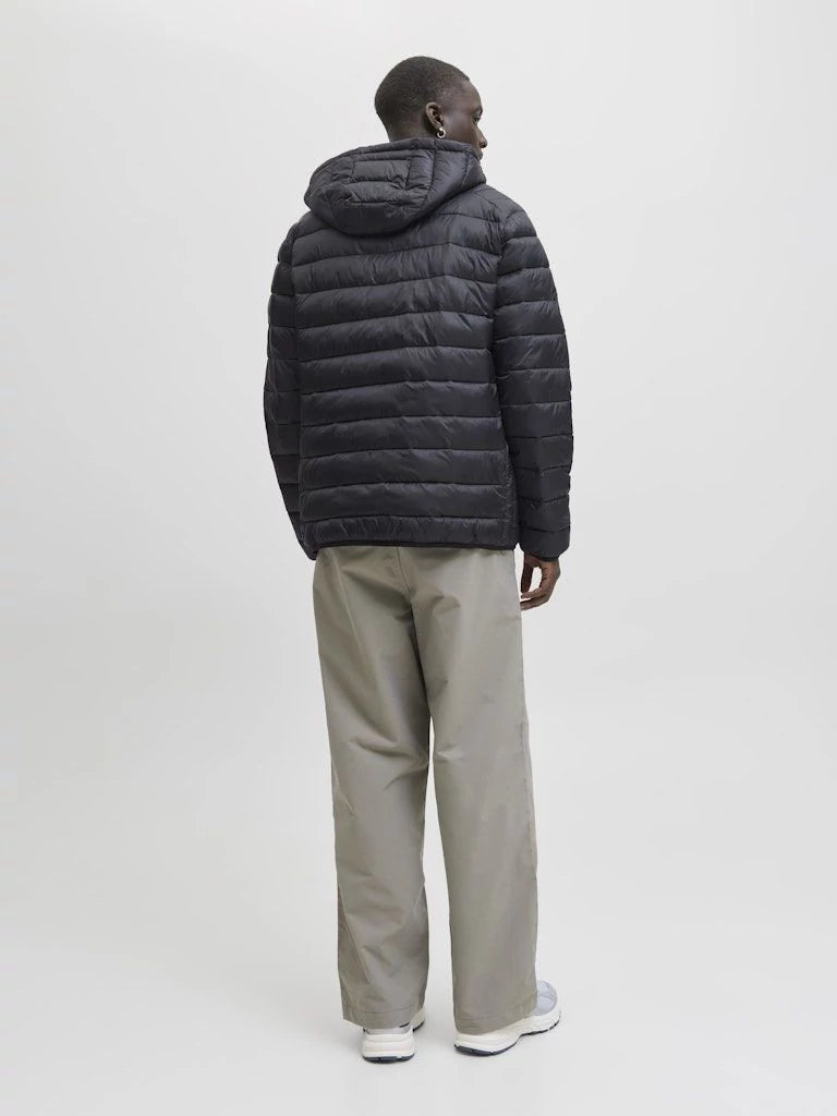 JJEBRADLEY LIGHT PUFFER HOOD NOOS Black