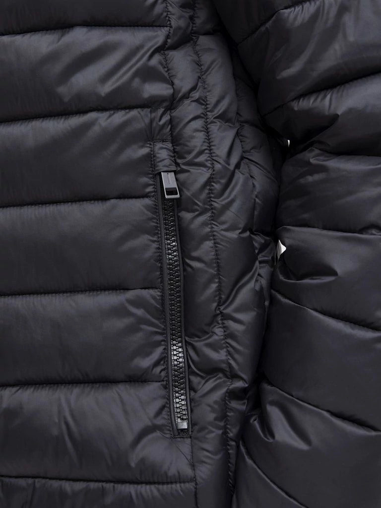 JJEBRADLEY LIGHT PUFFER HOOD NOOS Black