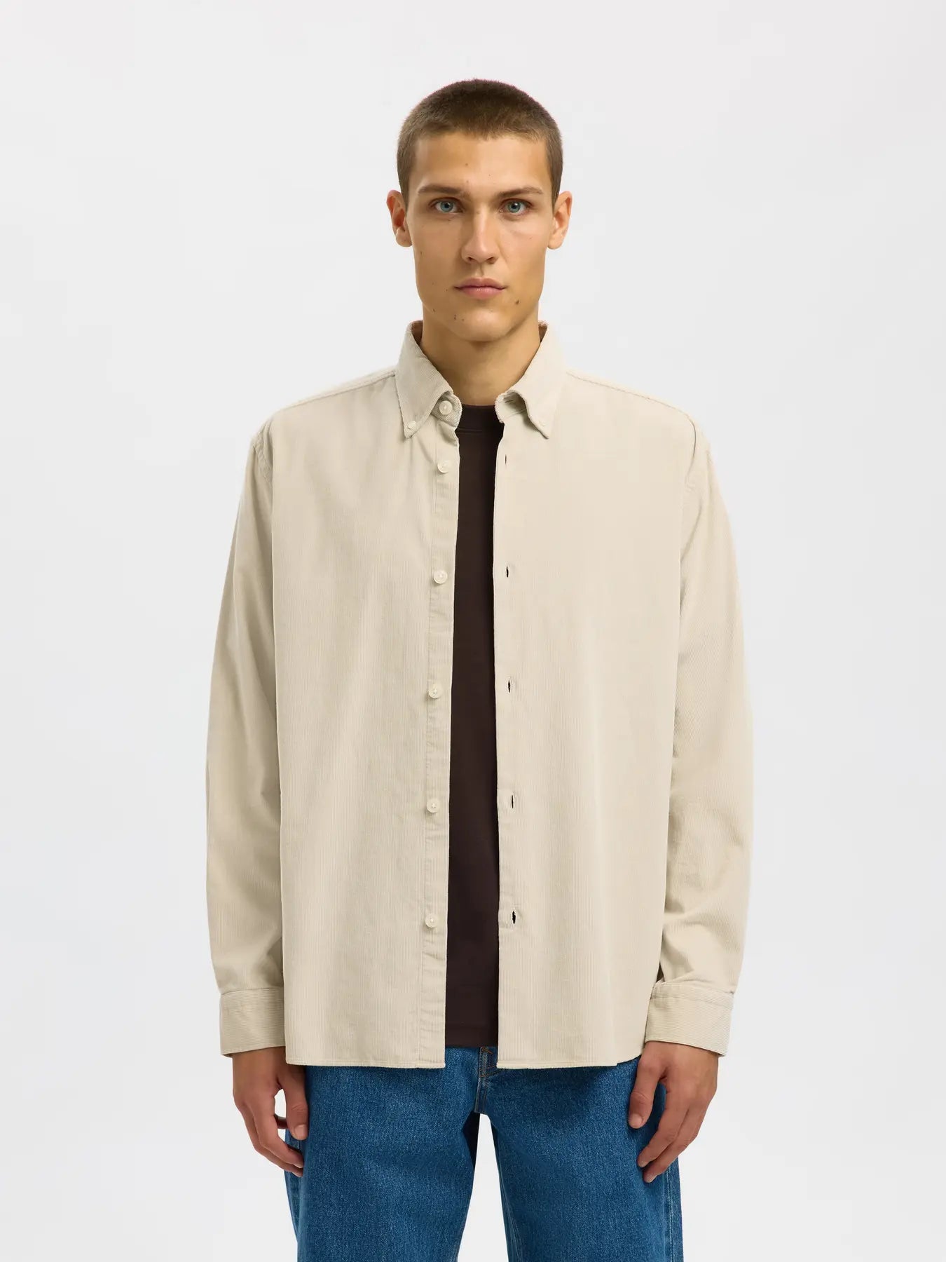 K REG DANNI CORD BD LS SHIRT Moonstruck